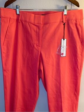 Lane Bryant Coral Slim Straight Pants